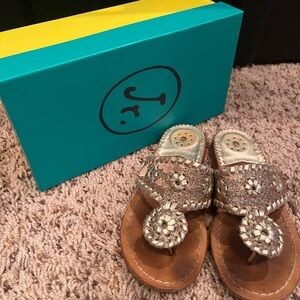 Girls Jack Rogers glitter Sandals